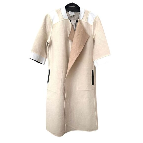 M. PATMOS Reversible Wool Travel Coat NWT Sz S - Picture 2 of 6
